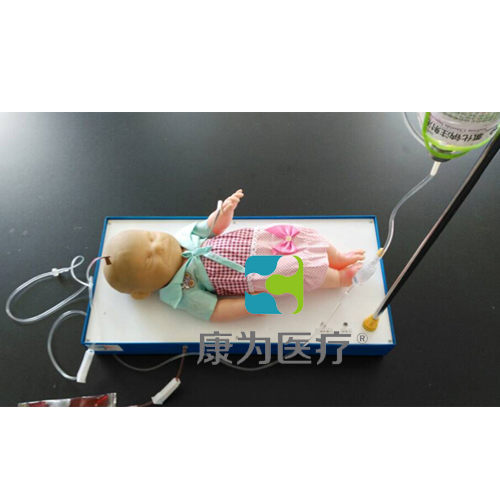“康为医疗”内置血液循环系统高级智能婴儿头皮静脉输液练习模型