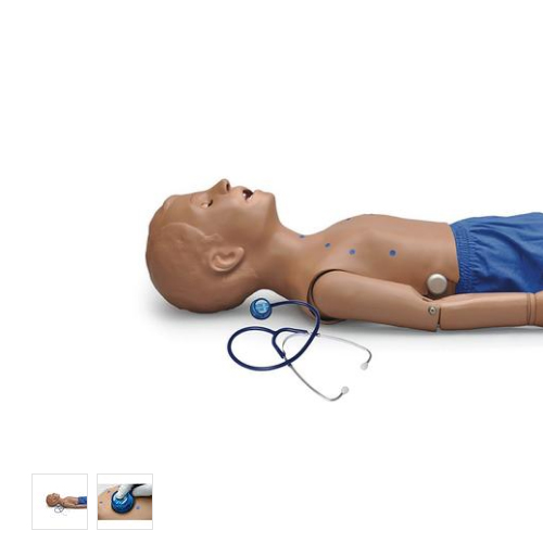 德国3B Scientific®5岁儿童心肺音听诊训练模拟人